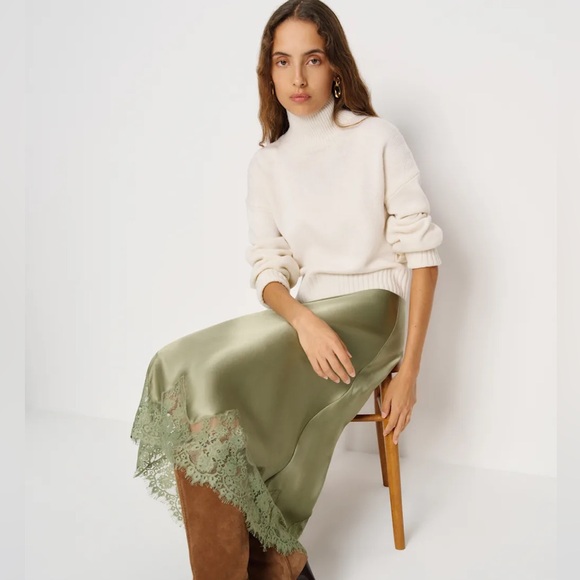 Reformation Carolina Silk Skirt - Picture 3 of 6